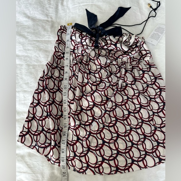 GUESS Silk Halter Strapless Top Red
White Blue large - Picture 5 of 11